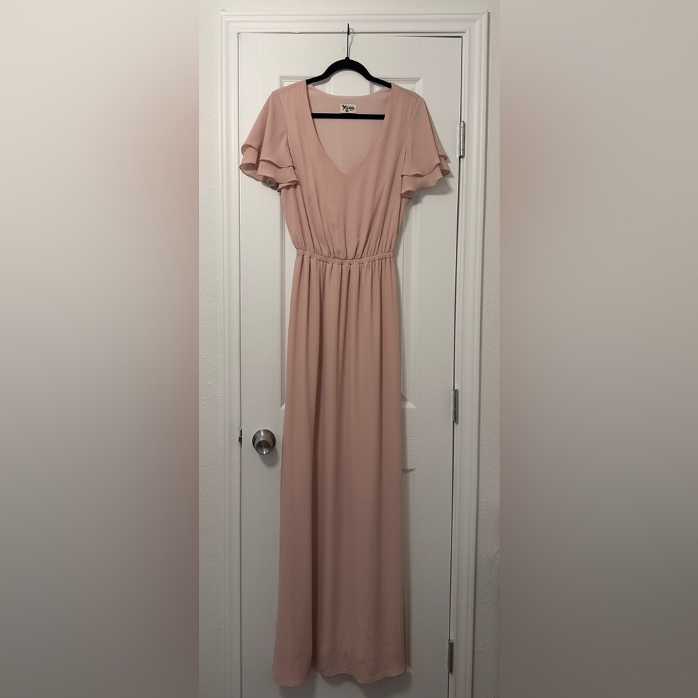 Show me your mumu size small pink maxi dress never worn